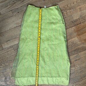 DOSA Long Layered Silk Skirt sz 1 XS